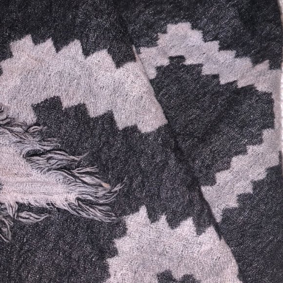 Wilfred Grey Blanket Scarf - Picture 3 of 6